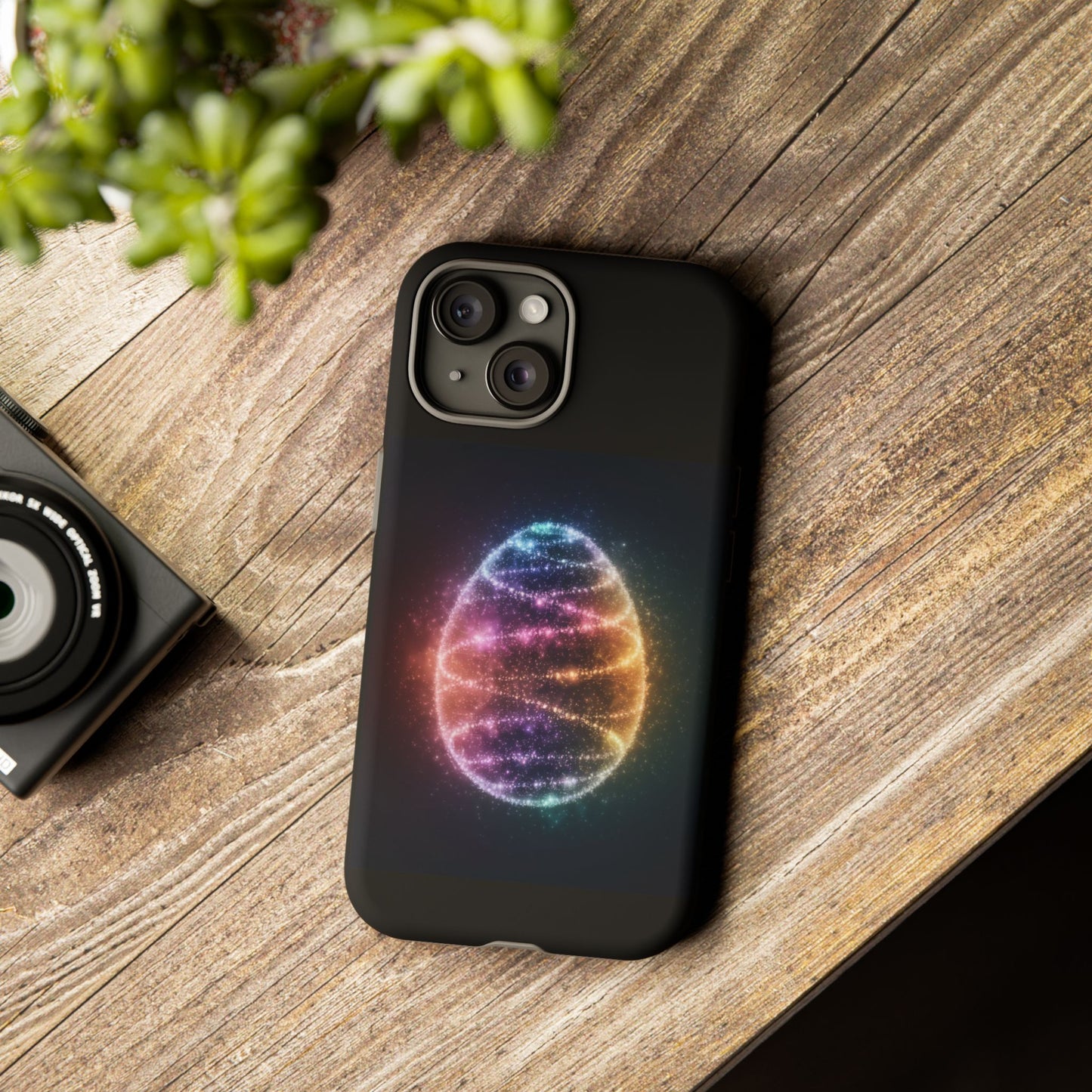 iPhone Case Bioluminescent Easter Egg Design Easter Phone Case Easter iPhone Case