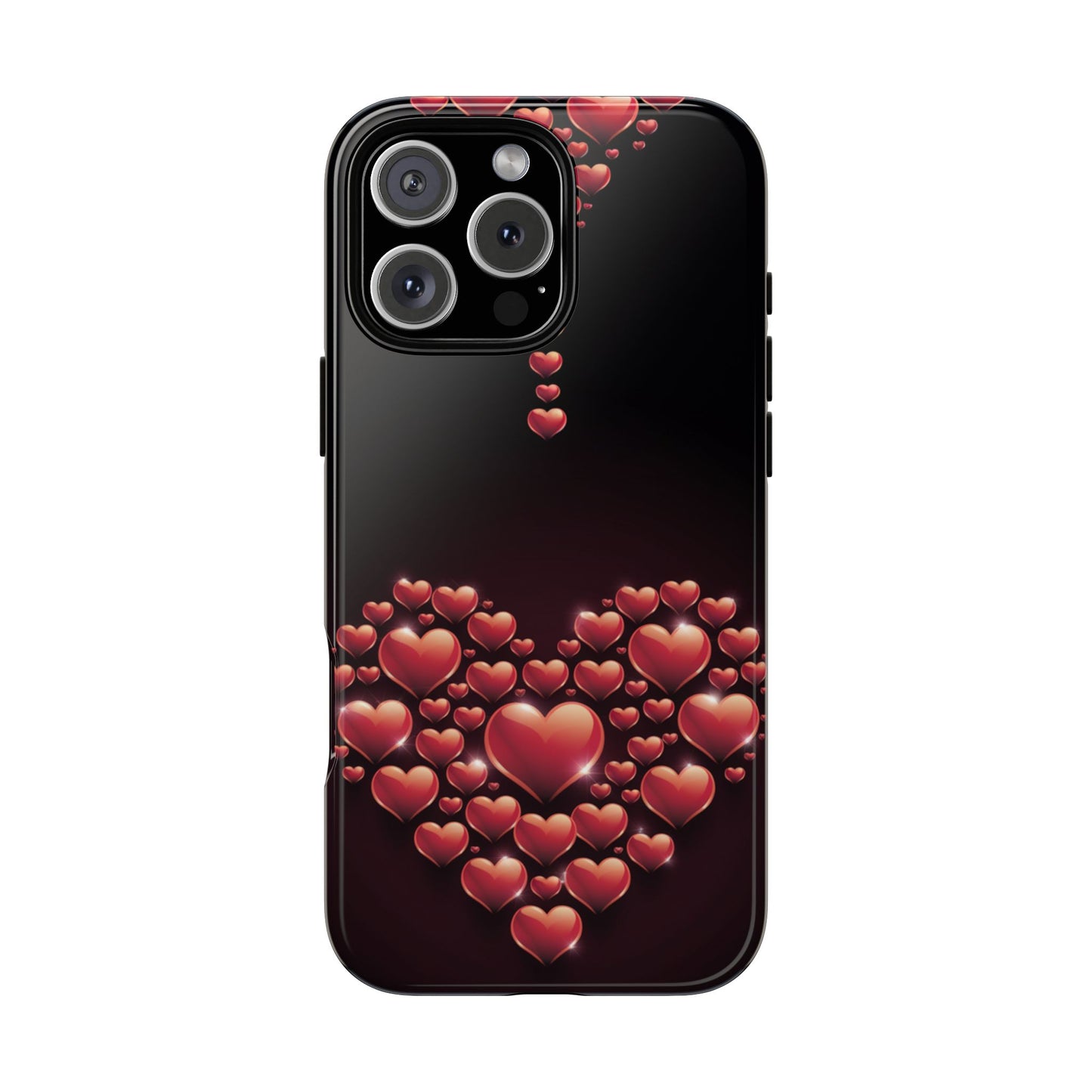 iPhone Case - Heart Made Out of Hearts Design
