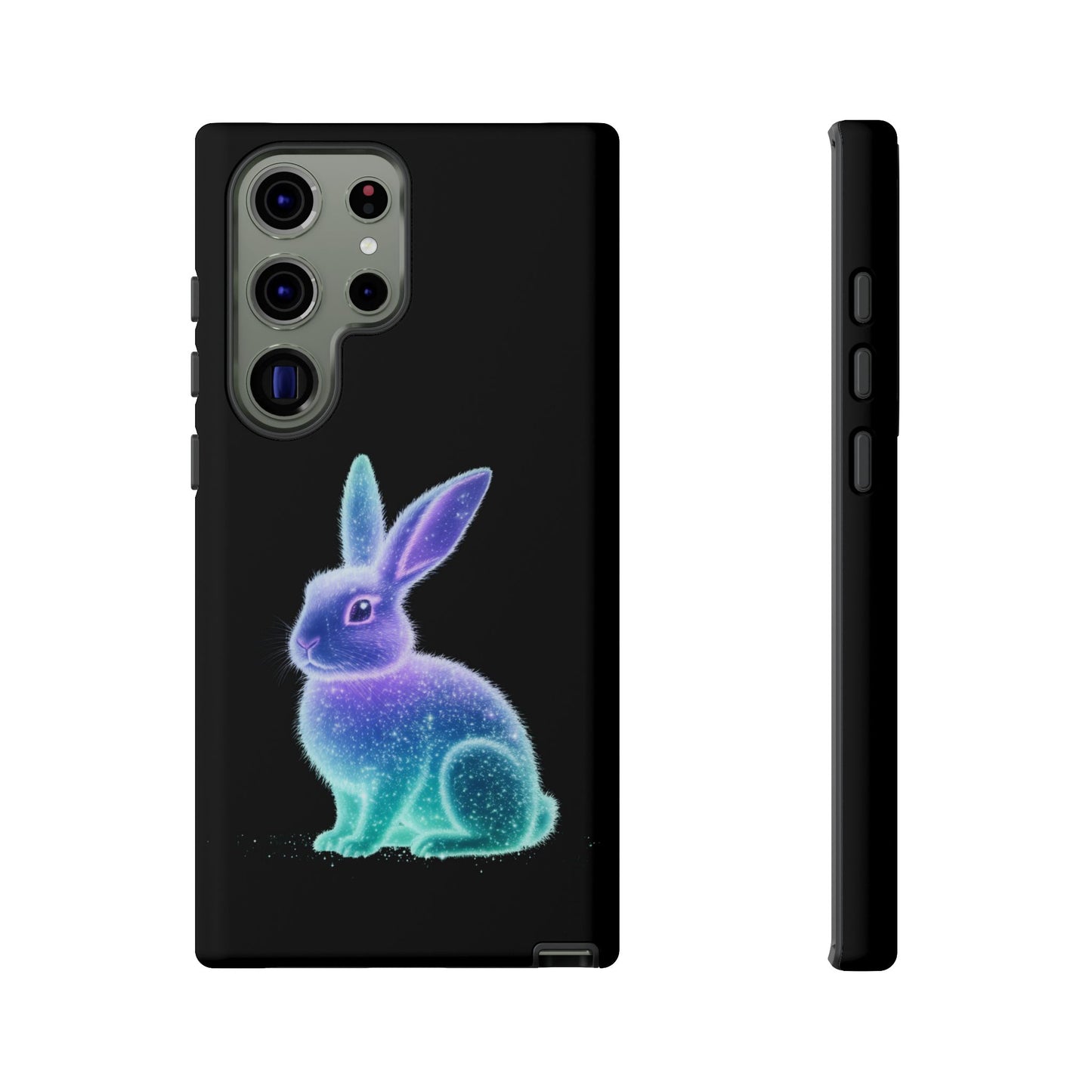 Samsung Case Bioluminescent Easter Bunny Design Easter Phone Case Easter Bunny Samsung Case Easter Accessory
