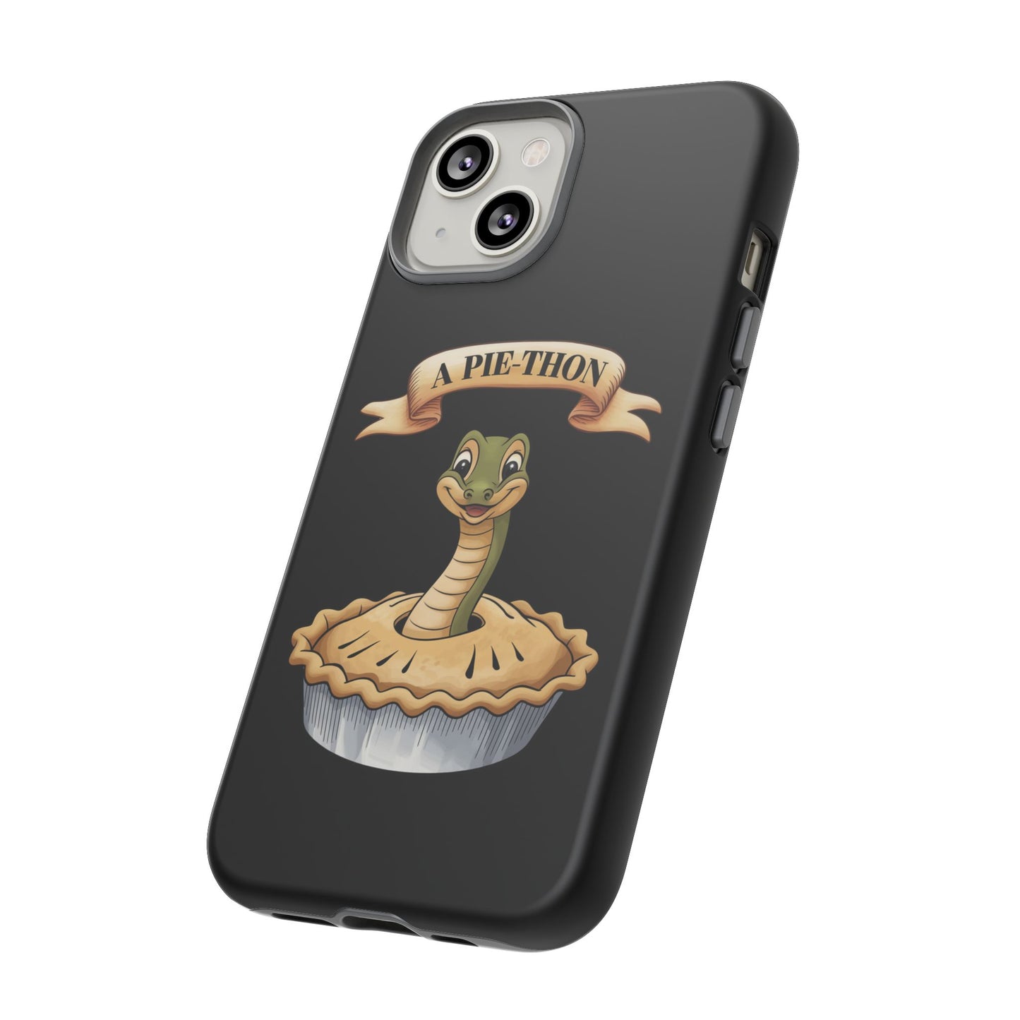 iPhone Case - 'Pie-Thon' Snake Pie Funny Tough Case