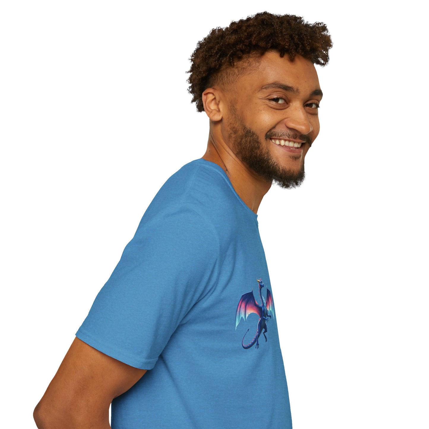 Dragon Duel Fantasy T-Shirt | Fire & Ice Dragon Graphic Tee | Unisex Gamer Shirt | DnD Gift | Cool Mythical Creature Shirt