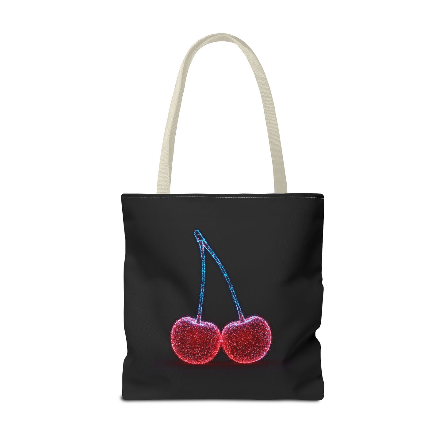 Sparkling Cherry Tote Bag Reusable Bag Shopping Bag Cherry Bag Reusable Tote
