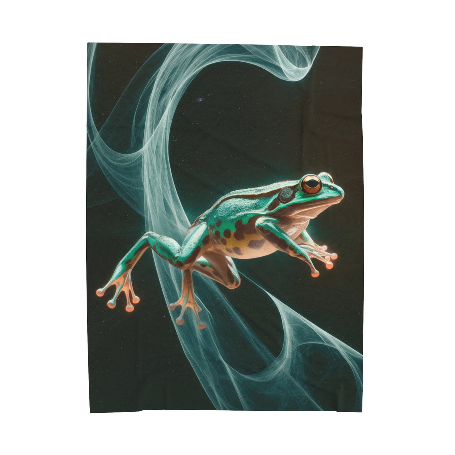 Plush Blanket - Fun Frog Design