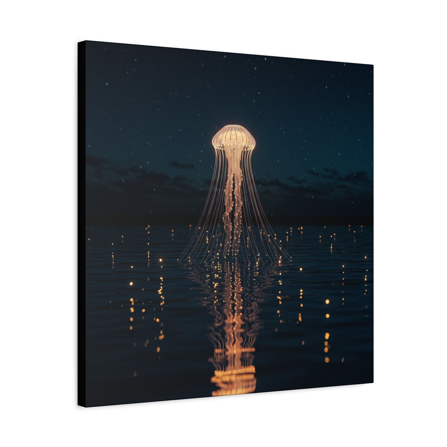 Canvas Art, Jellyfish Emerging from a Lake