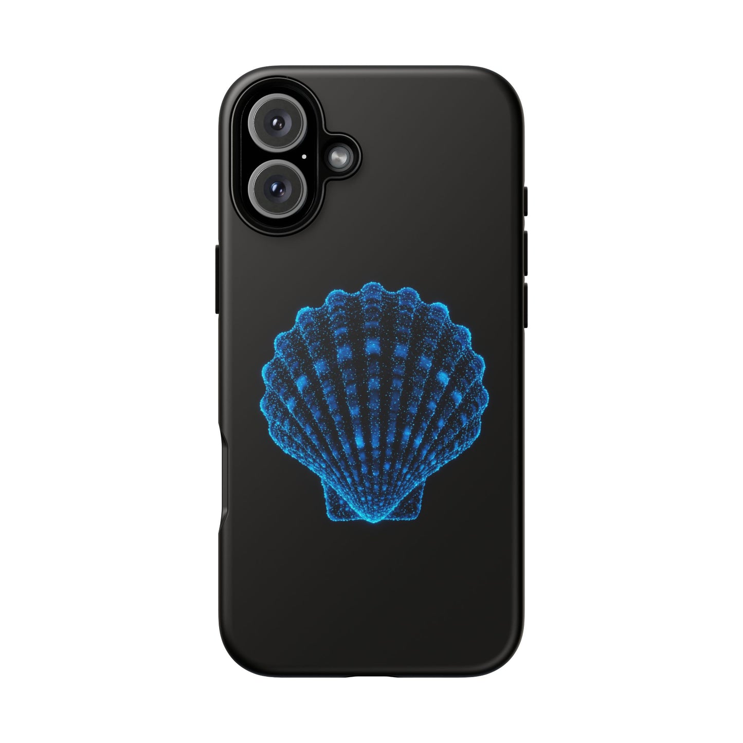 Ocean Blue Shell Tough iPhone Case Durable Design for Beach Lovers