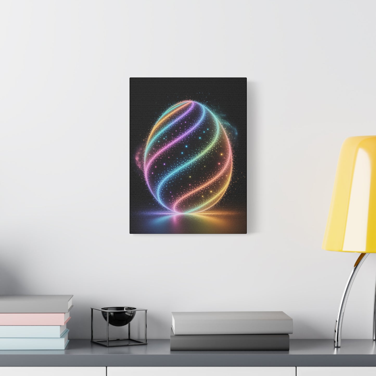 Colorful Swirl Canvas Art Easter Egg Art Easter Canvas Easter Decor