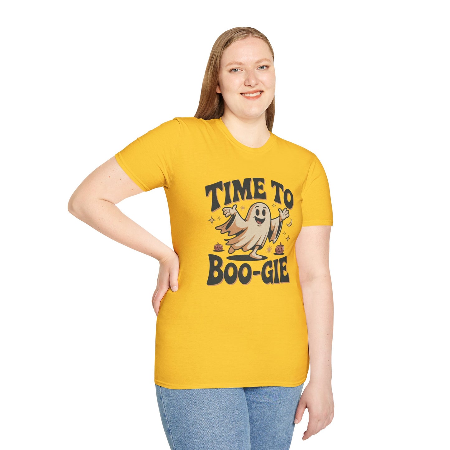Time To Boo-gie Ghost Dance Halloween T-Shirt • Retro Spooky Ghost Tee • Funny Boo-gie Costume Tee • Spooky Season Graphic Shirt