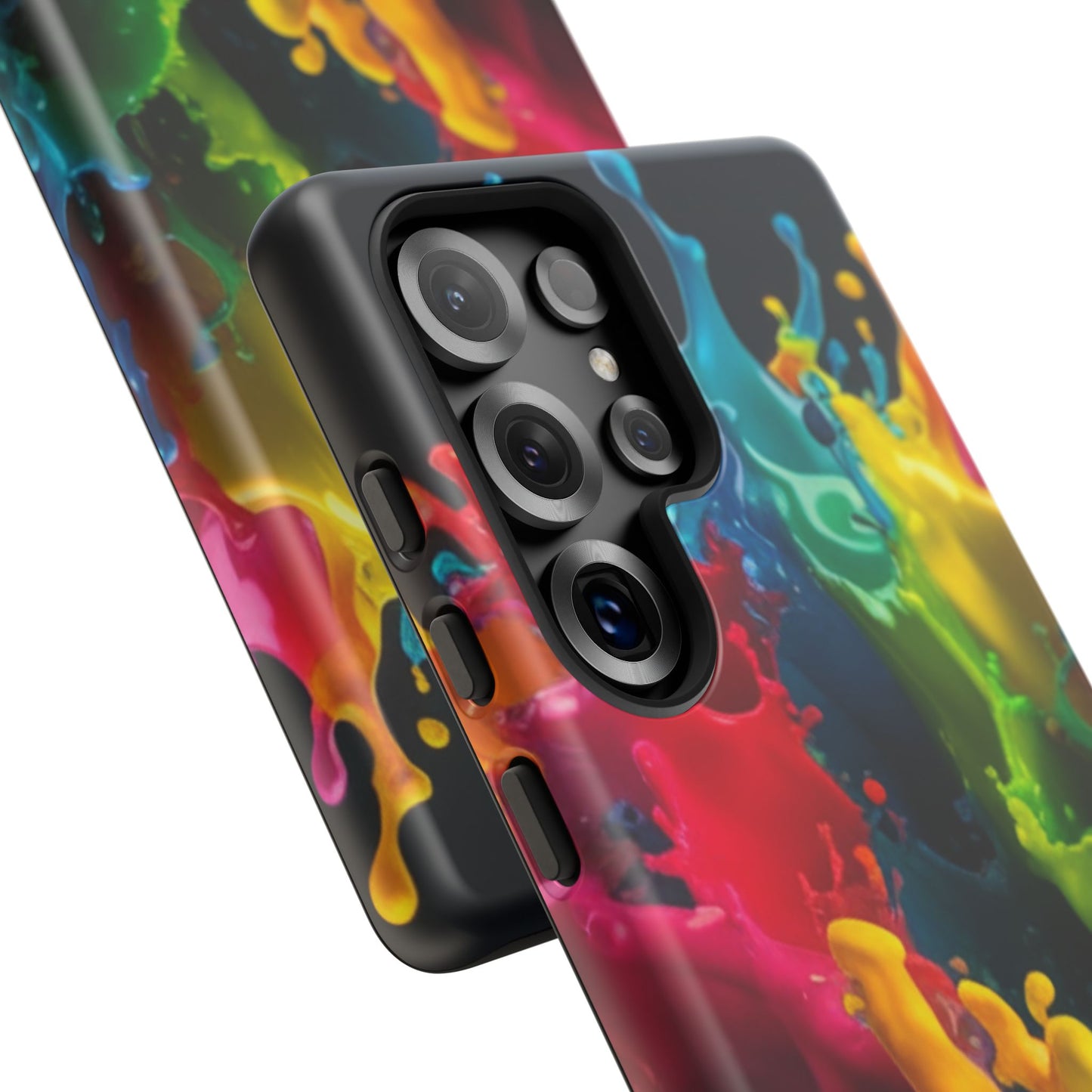 Vibrant Splash Samsung Phone Case - Tough Spectrum Splash Samsung Case