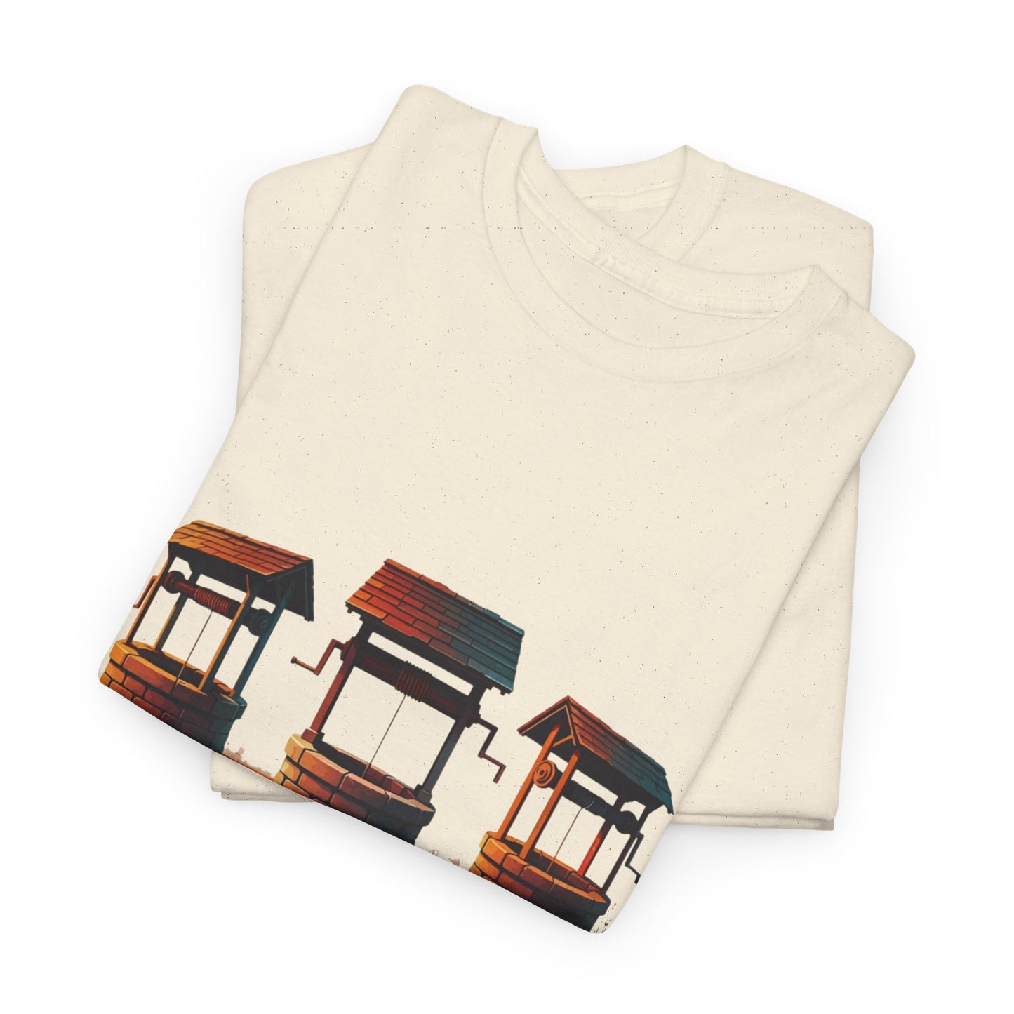Funny “Well Well Well” T-Shirt • Pun Graphic Tee with Wishing Wells • Retro Vintage Humor Shirt • Gift for Pun Lovers & Joke Fans