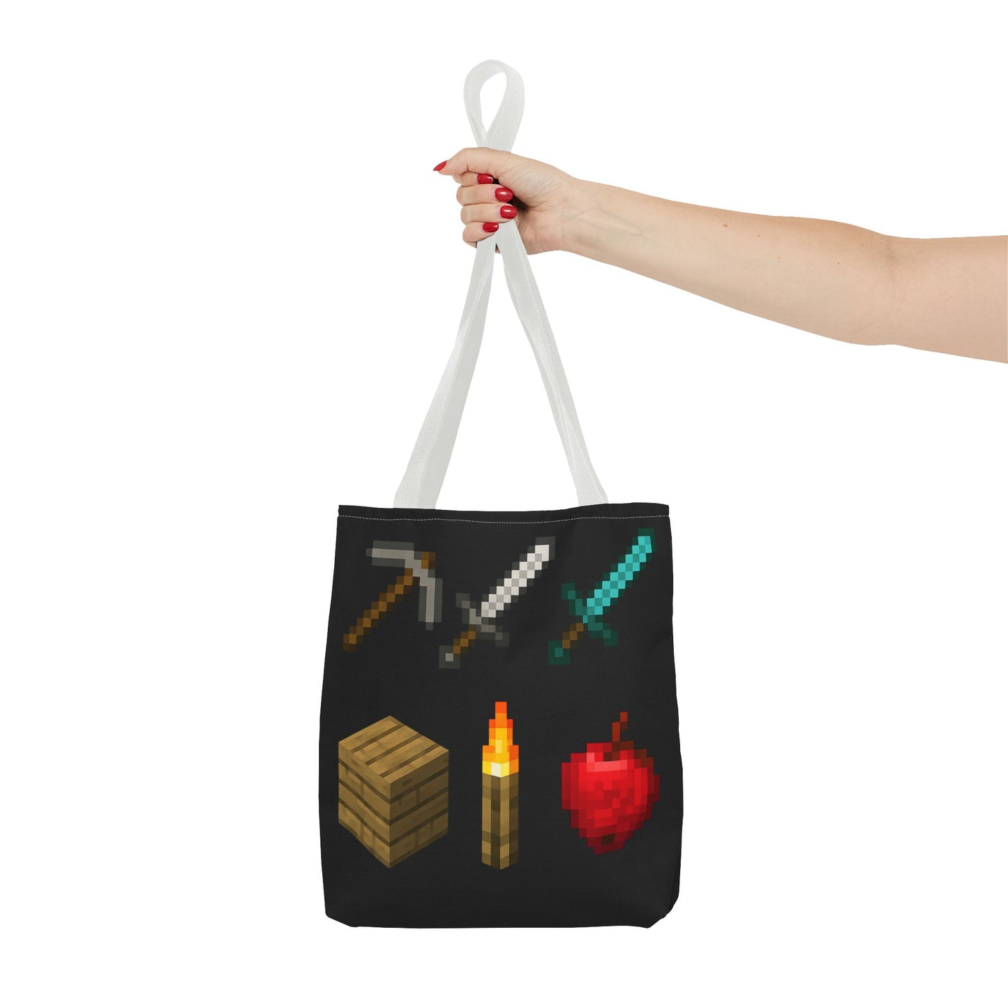 Minecraft Inspired Tote Bag Adventure Awaits Shopping Bag Reusable Tote Summer Bag