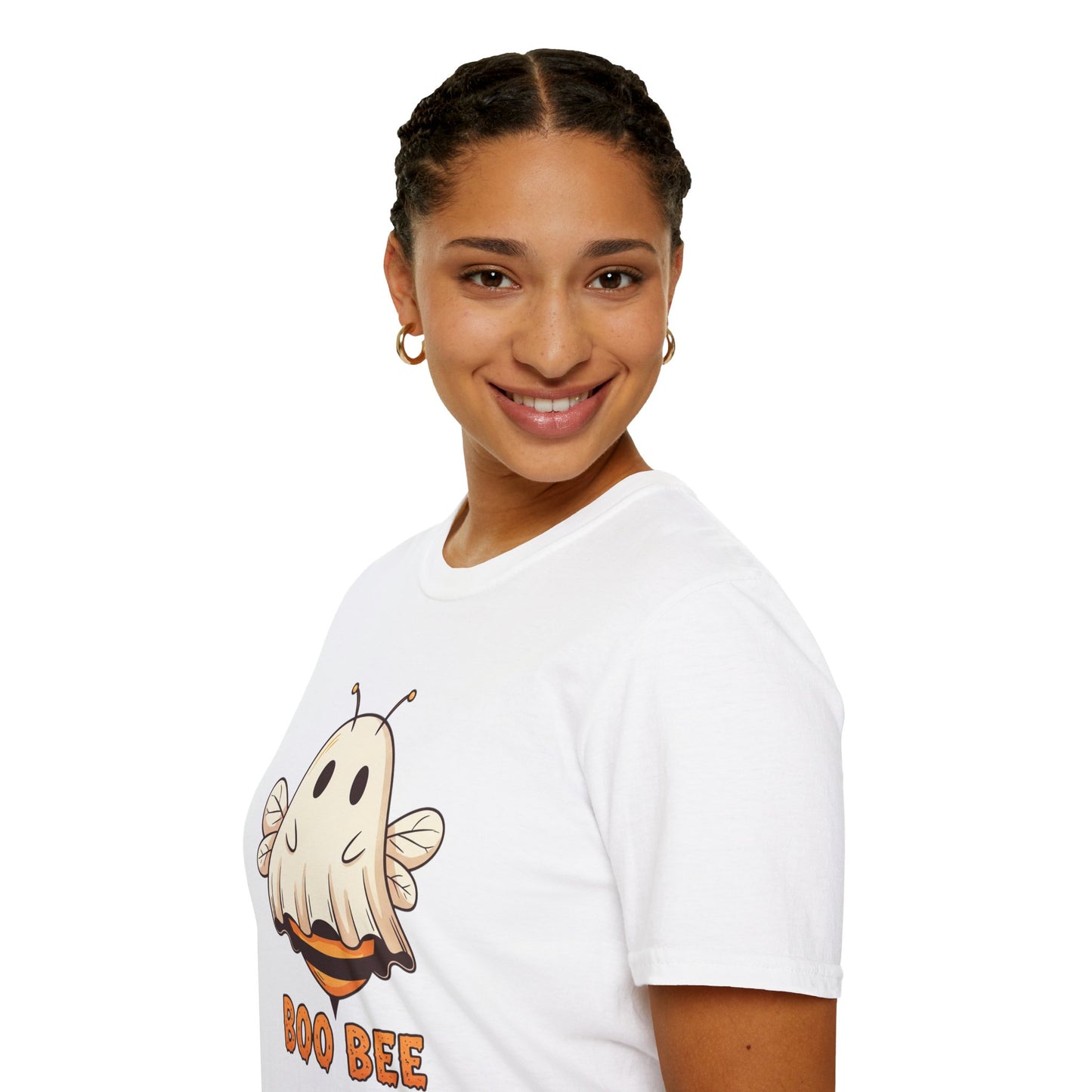 Funny Boo Bee Halloween Shirt – Cute Ghost Bee Costume Tee, Spooky Season Pun Shirt, Bee Lover Gift, Fall T-Shirt, Unisex Sizes