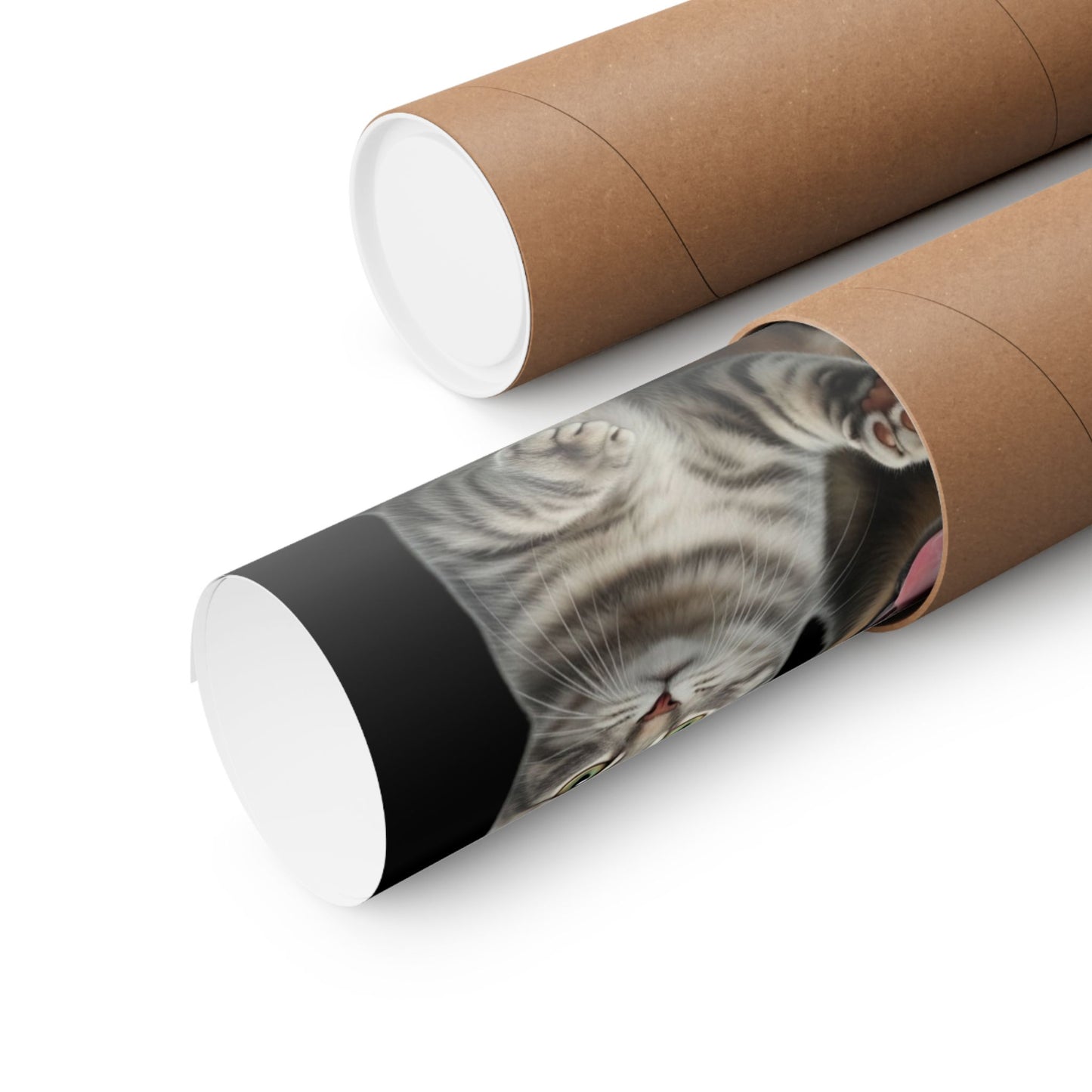 Vertical Poster - Nothing But Pawsitive Vibes Cat Dog Pun