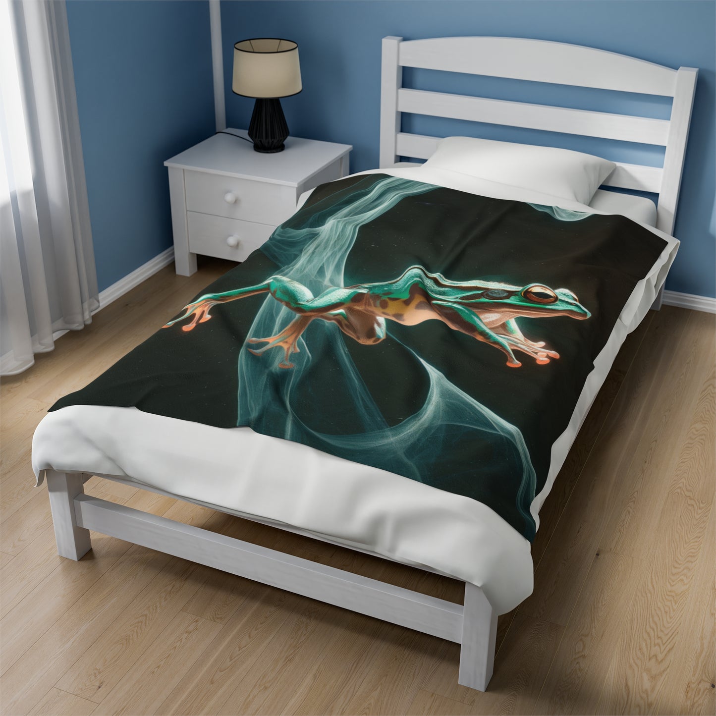 Plush Blanket - Fun Frog Design