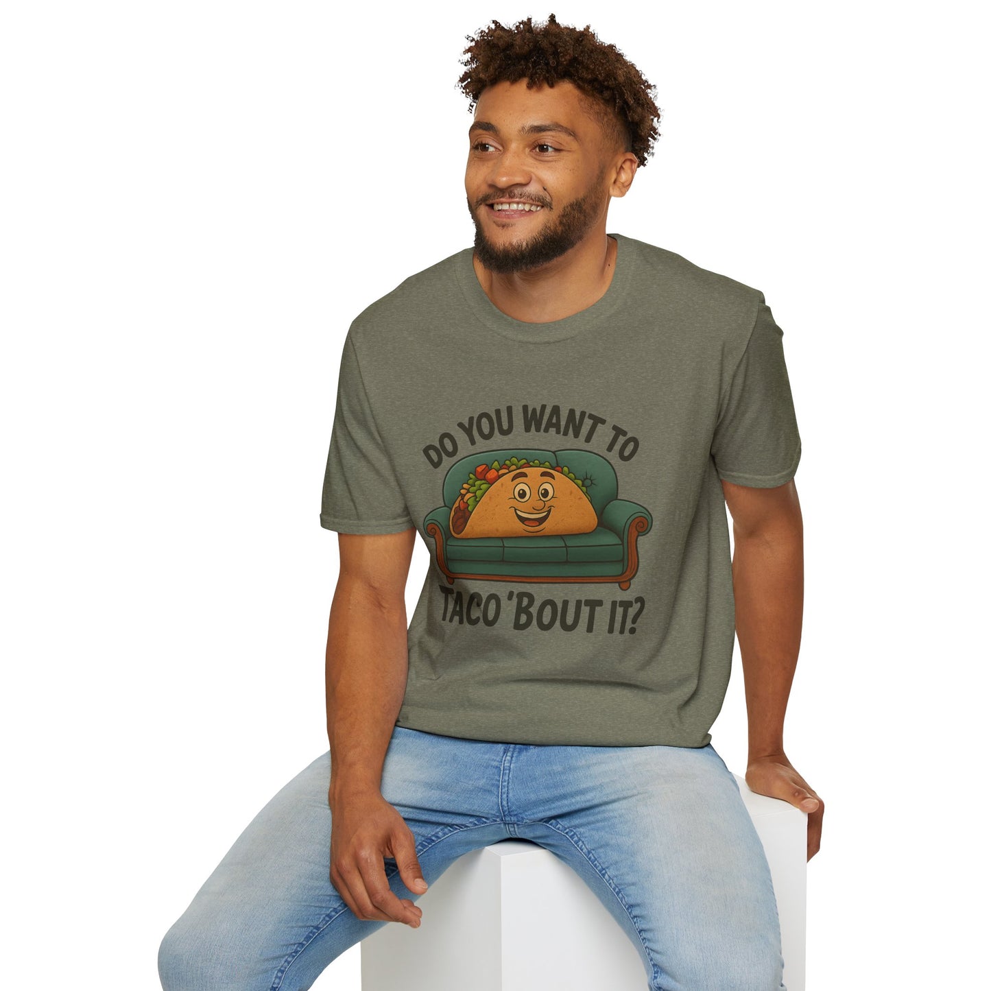 Do You Want to Taco ‘Bout It? Funny Taco Shirt - Cute Foodie Tee - Pun Humor Gift - Food Lover T-Shirt - Cinco de Mayo Outfit