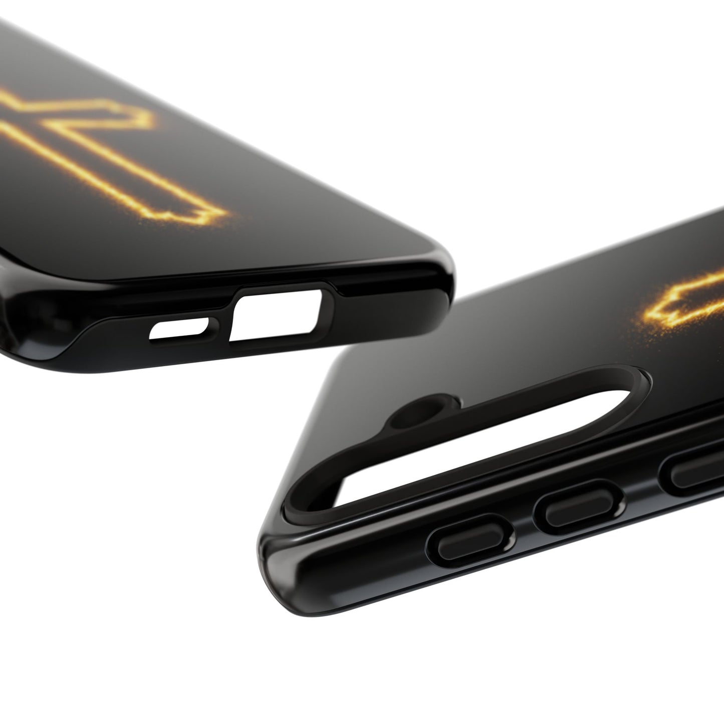 Glow-in-the-Dark Cross Samsung Phone Case - Tough Samsung Cases for Faithful Protection