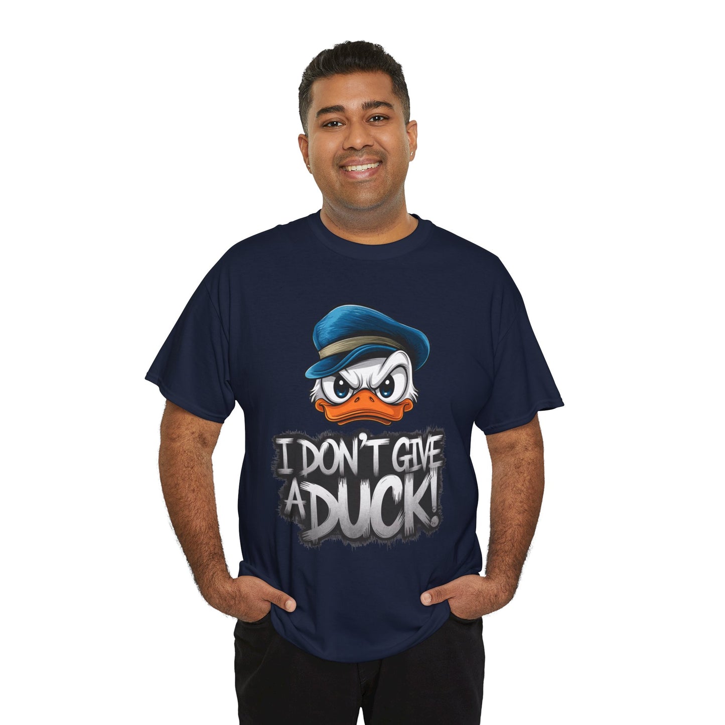 I Don’t Give a Duck Shirt – Funny Grumpy Duck Tee – Sarcastic Animal Graphic Shirt – Unisex Gift for Duck Lovers & Meme Fans