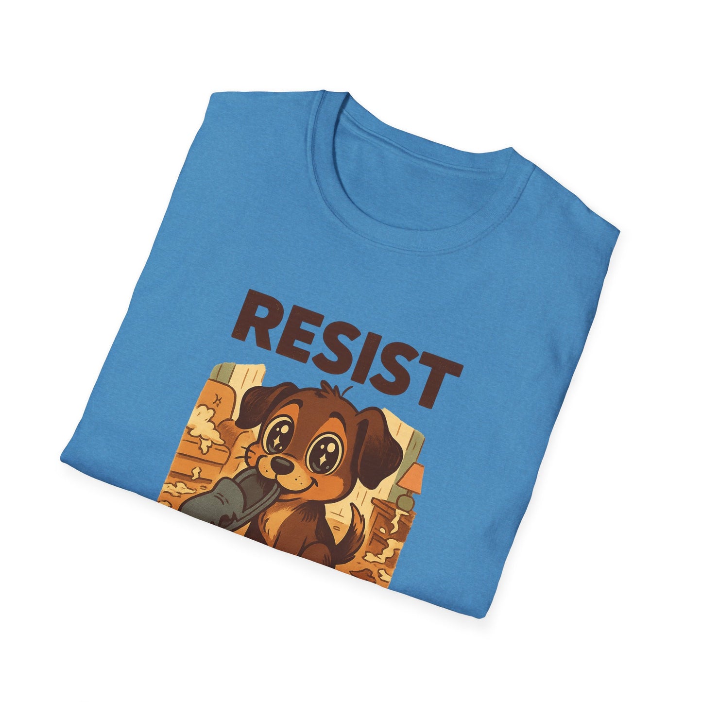 Resist the Puppy Eyes Dog Tee - Cute Puppy Eyes Graphic T-Shirt for Dog Lovers, Funny Pet Gift Shirt, Unisex Animal Lover Tee