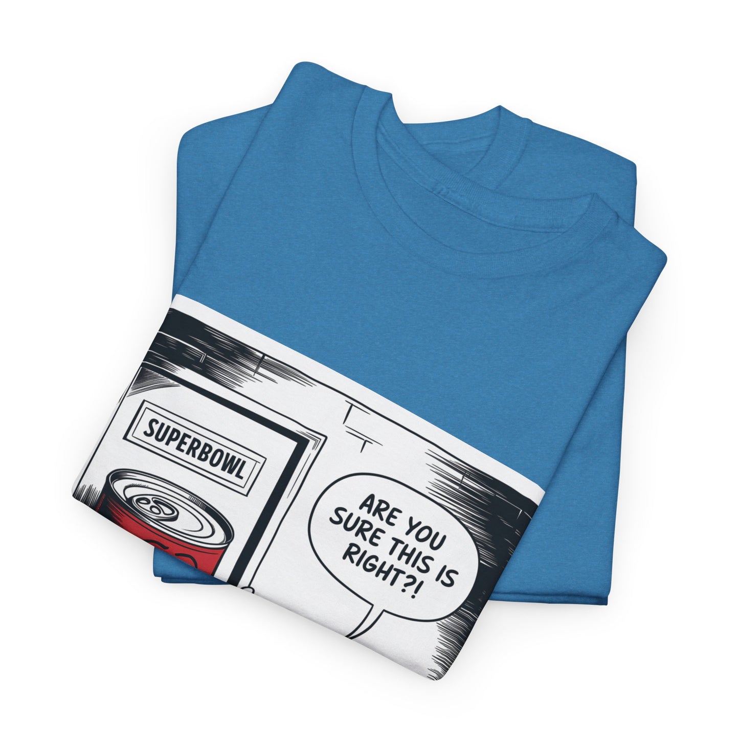 Comic Unisex Tee - Superbowl Design