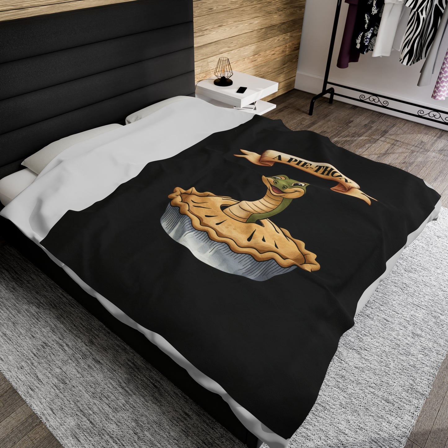 Velveteen Plush Blanket - Snake Pie-Thon Joke