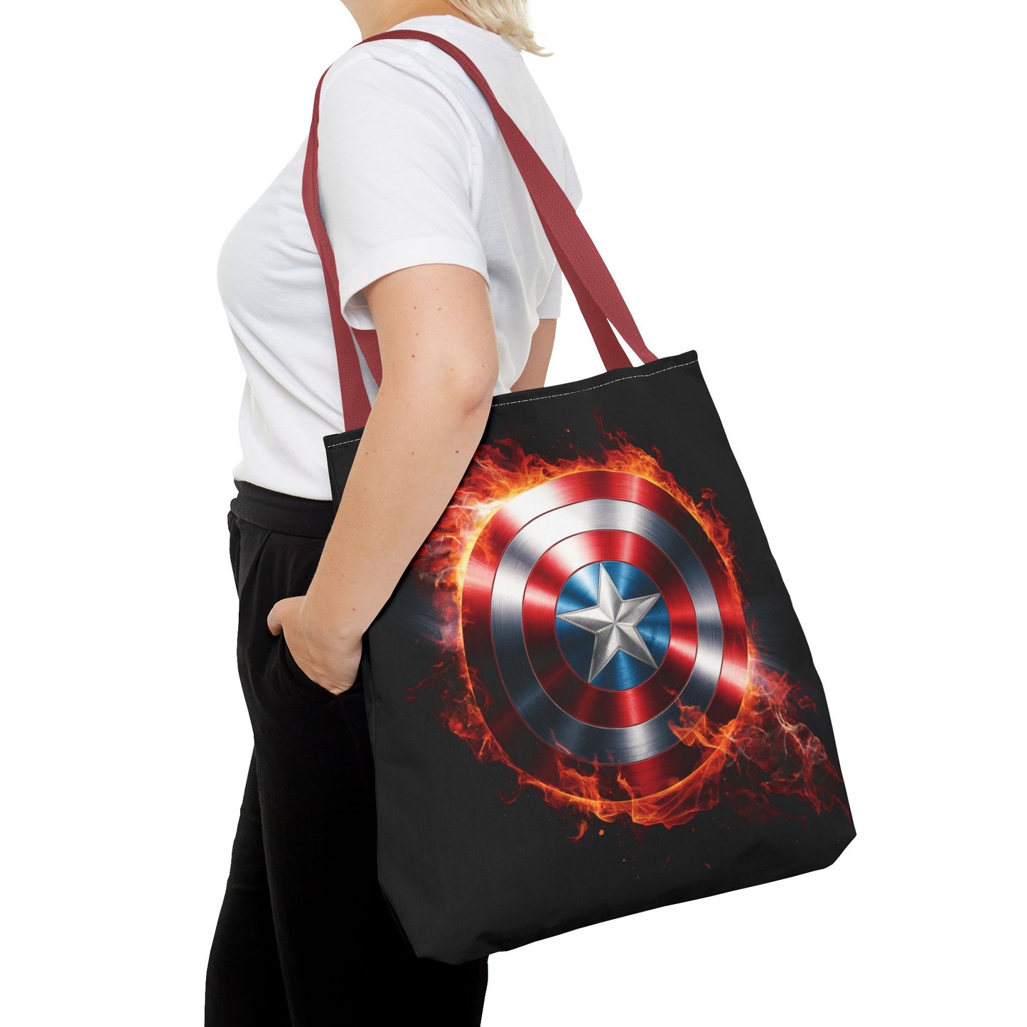 Captain America Shield Tote Bag