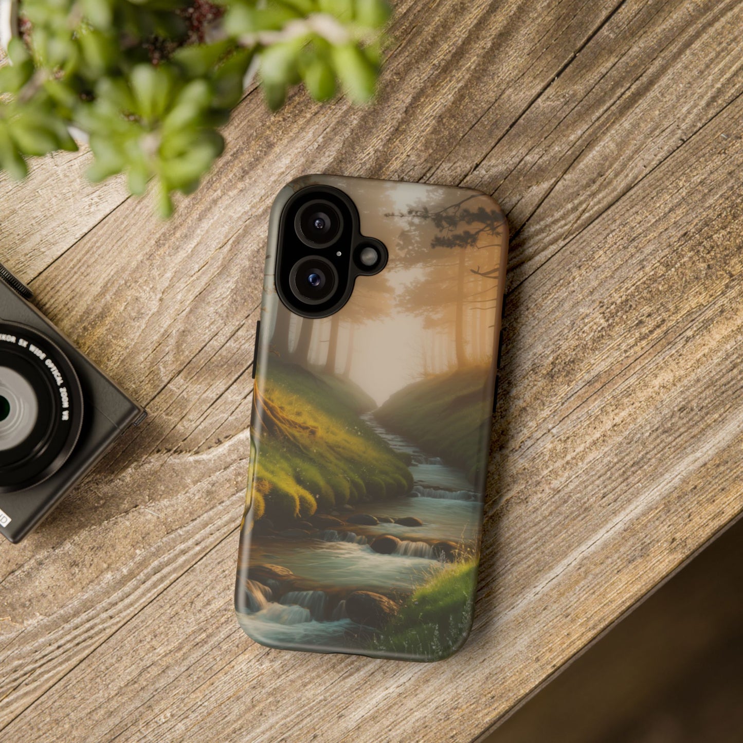 Nature Stream iPhone Case Forest Phone Case Stream iPhone Case Nature Phone Case