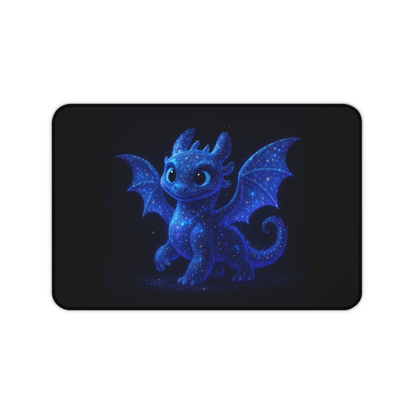Galaxy Dragon Desk Mat | Cute Fantasy XL Mouse Pad | Kawaii Gaming Mat | Celestial Desk Decor | Gift for Gamers & Dragon Lovers