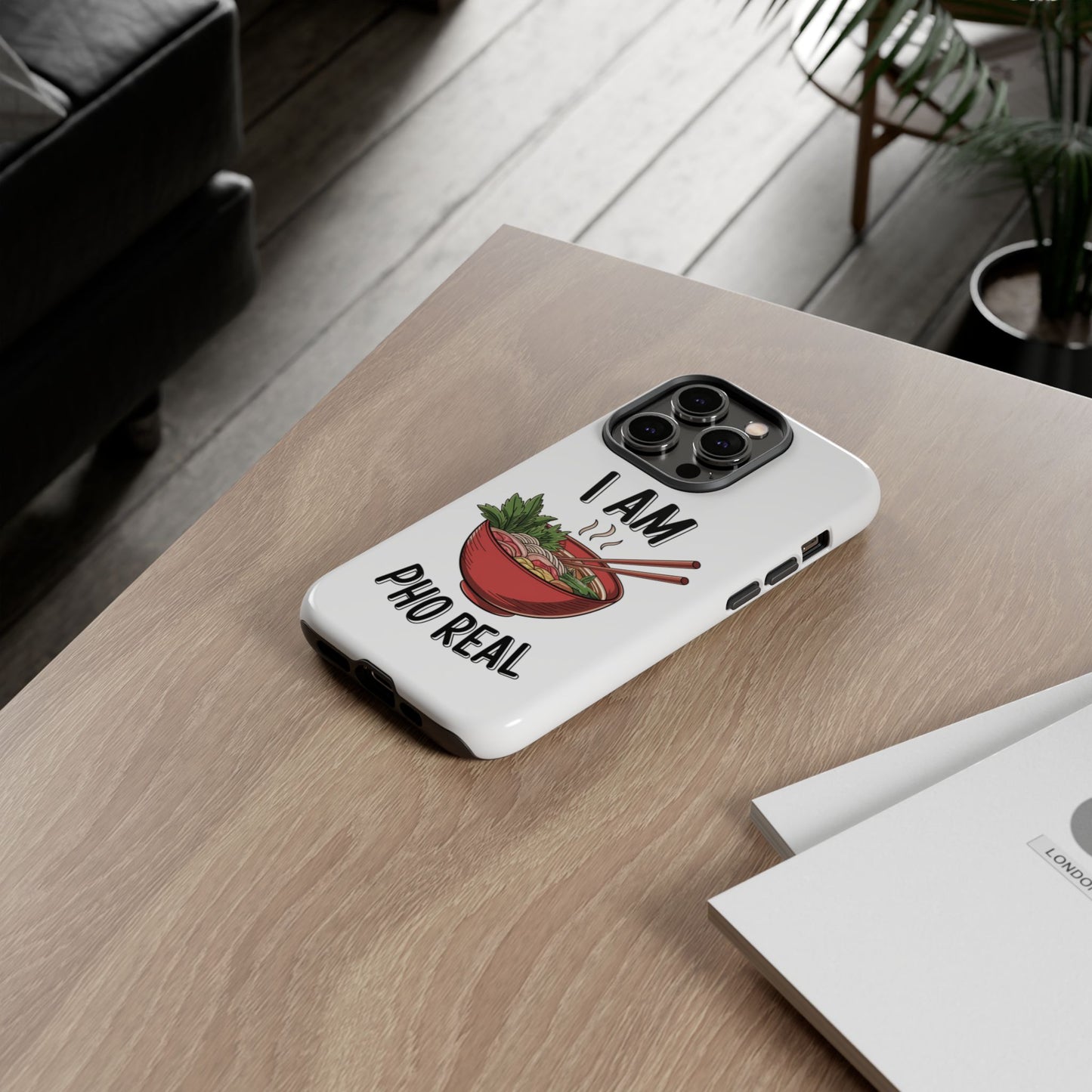 Pho Real Tough Phone Case Pho iPhone Case Foodie Phone Case