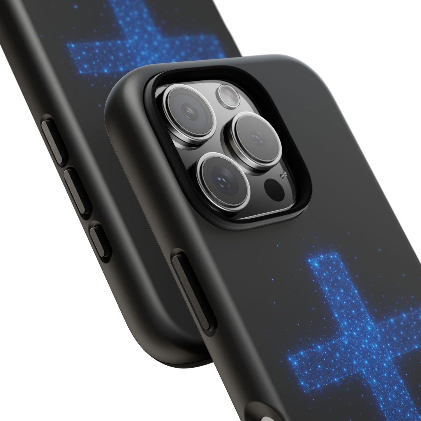 iPhone Case - Bioluminescent Cross Design Christian Phone Case Spiritual iPhone Case Gift for Believers