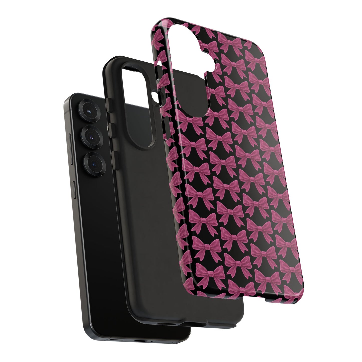 Pink Bow Samsung Case Coquette Aesthetic Phone Cover Cute Girly Phone Case Glossy Y2K Accessory Kawaii Samsung Case Gift