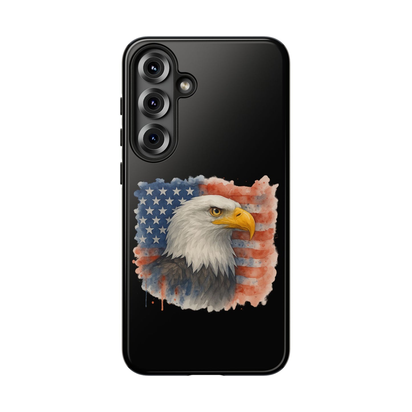 Eagle Flag Phone Case for Samsung Phone - Patriotic Tough Case for Freedom Lovers 4th of July Case Memorial Day Veteran's Day