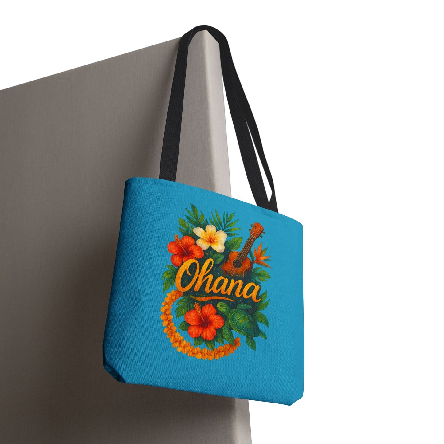 Hawaiian Ohana Tote Bag | Tropical Reusable Beach Bag | Aloha Gift Idea | Island Vibes Bag | Summer Tote | Luau Party Favor | Coastal Bag
