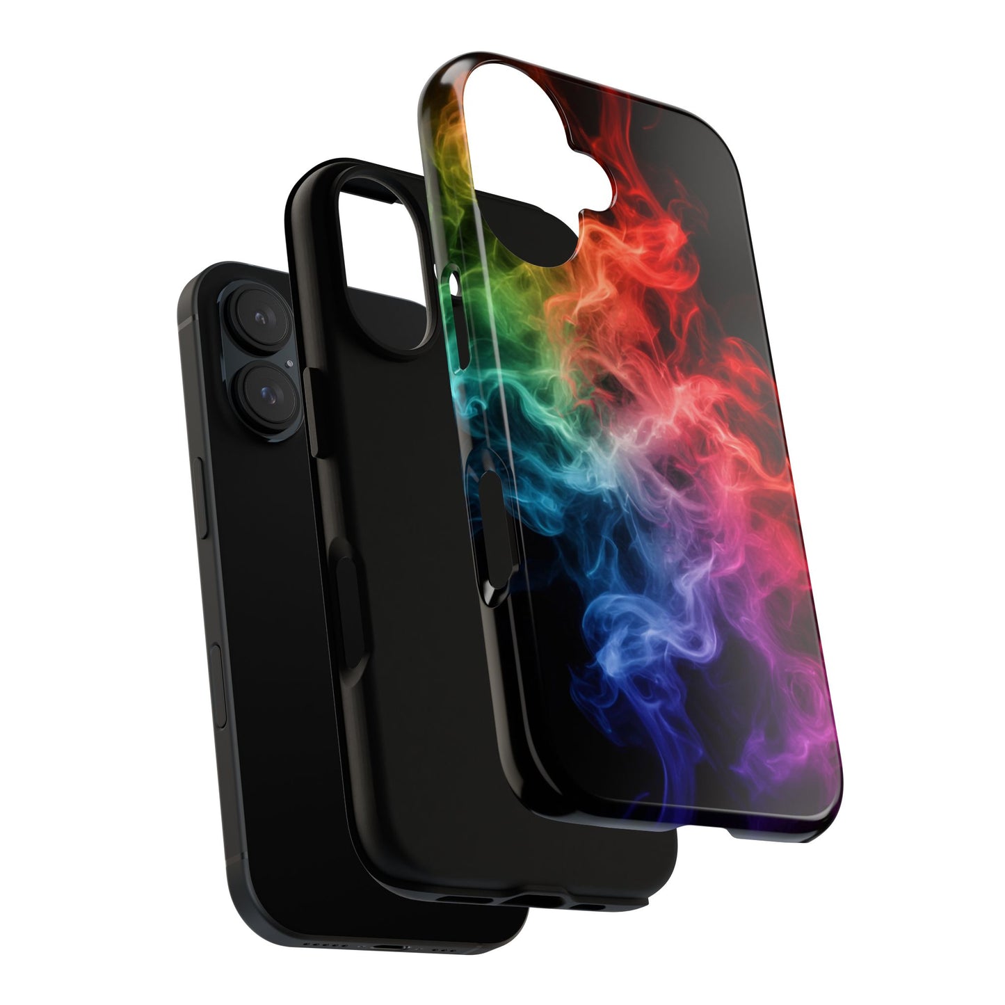 iPhone Case - Colorful Smoke Design
