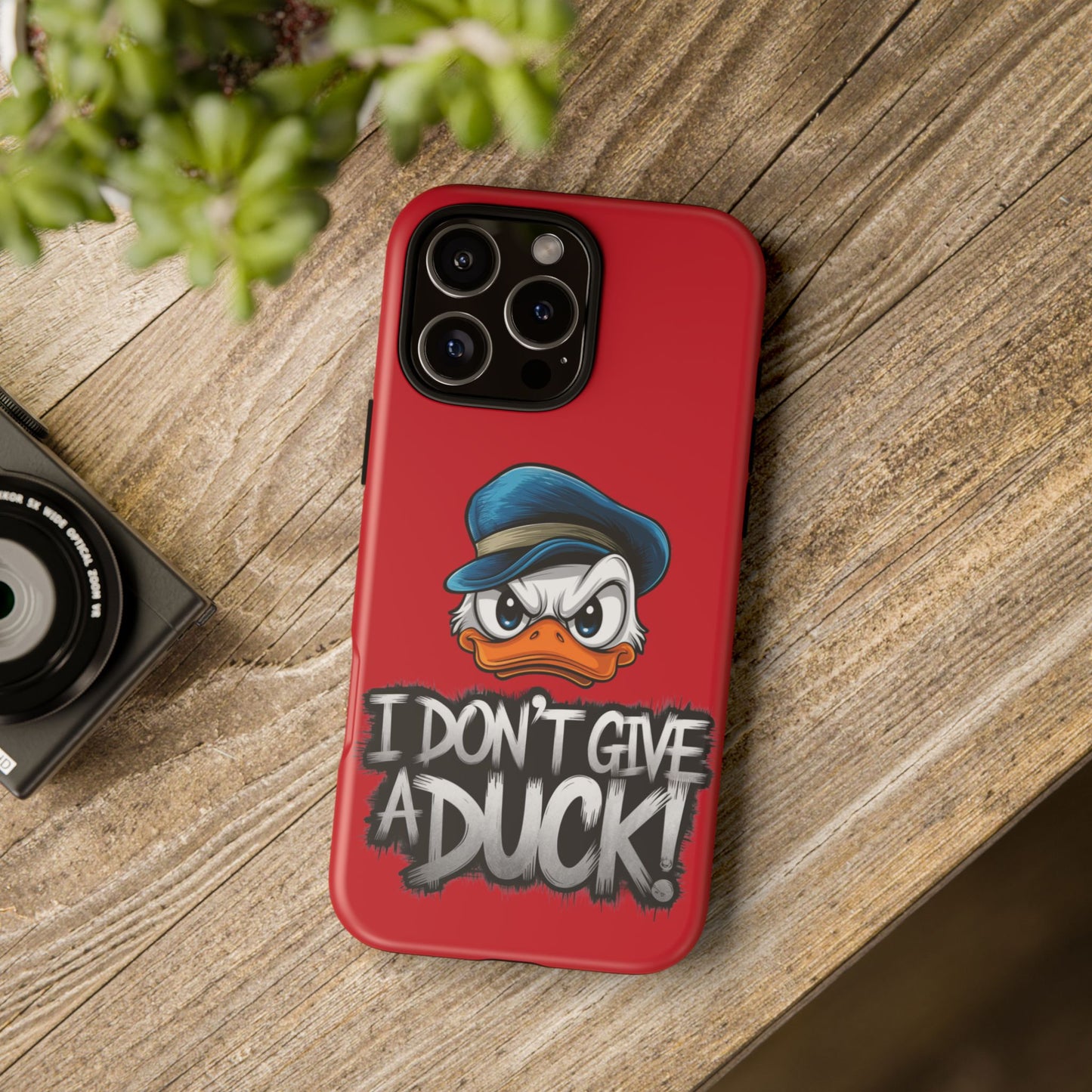 I Don't Give a Duck iPhone Case