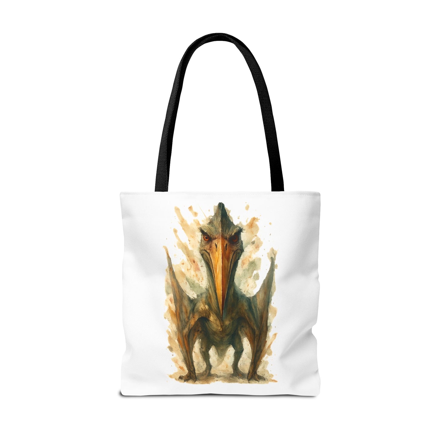 Quetzalcoatlus Tote Bag | Dinosaur Art Canvas Shopper | Prehistoric Pterosaur Gift for Dino Lovers | Eco-friendly Reusable Bag Jurassic Tote