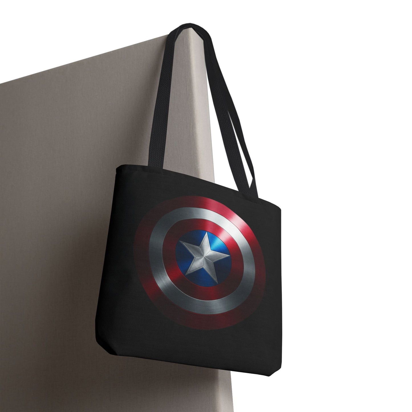 Heroic Shield Tote Bag - Stylish Marvel-Inspired Carryall for Fans