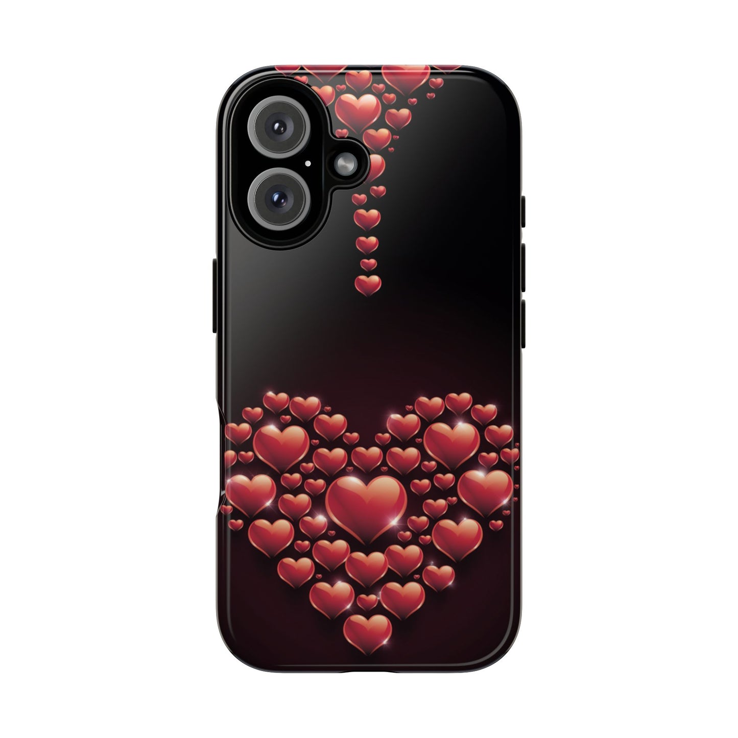 iPhone Case - Heart Made Out of Hearts Design