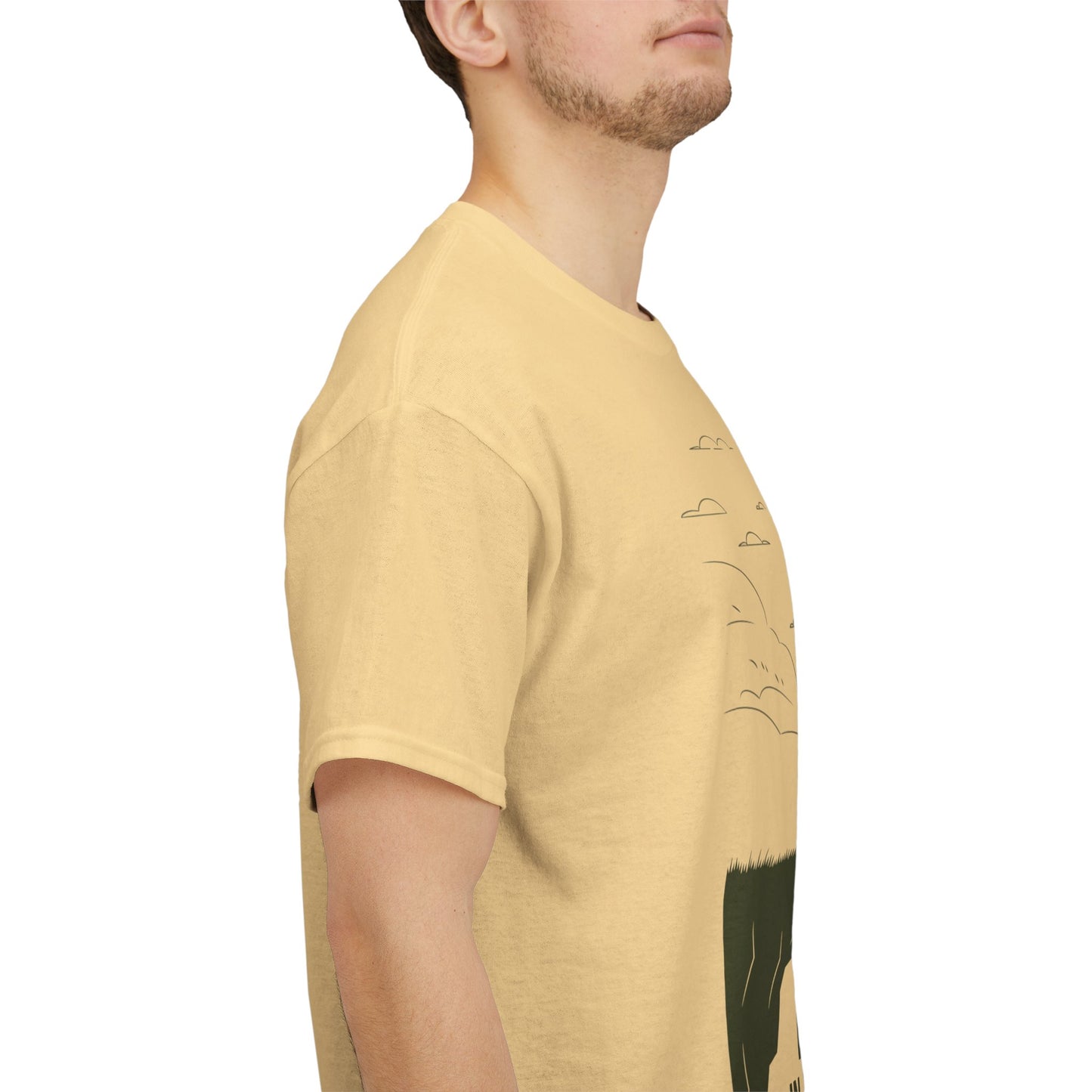 Be-Leaf In Yourself Maple Leaf Parachute T-Shirt | Funny Motivational Nature Graphic Tee | Self-Love Fall Autumn Shirt | Outdoorsy Gift