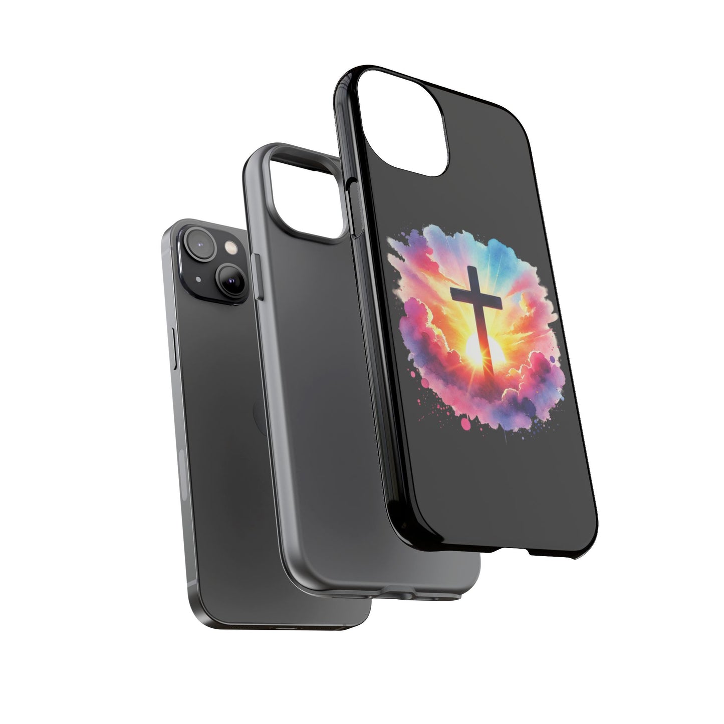 Inspirational Cross iPhone Case Christian Phone Case Easter iPhone Case Faith Based Case Easter iPhone Case