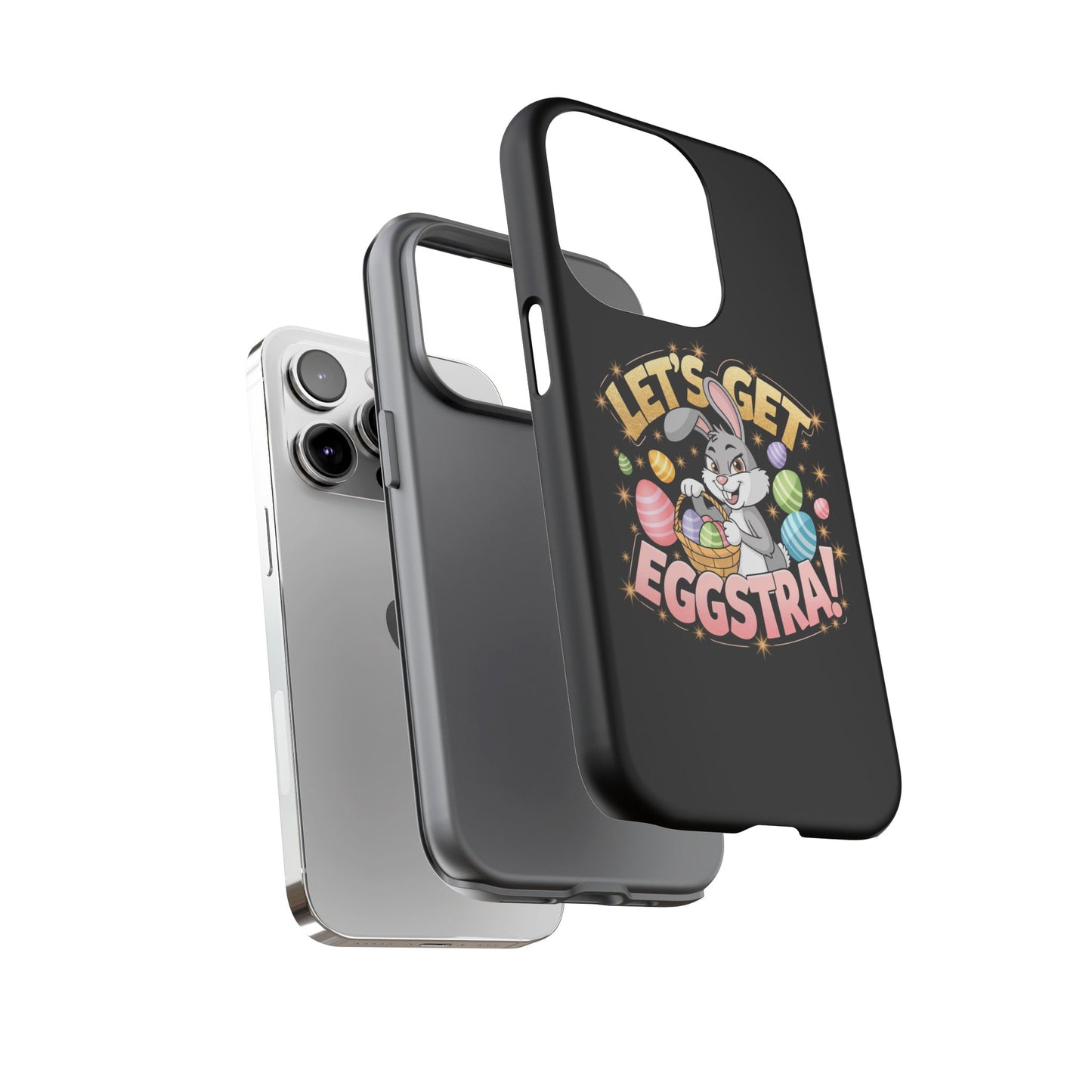 iPhone Case Easter Bunny 'Let's Get Eggstra Phone Case Easter iPhone Case