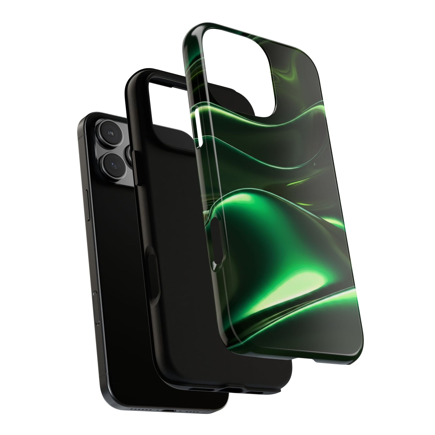 iPhone Case - Fluid Metallic Design