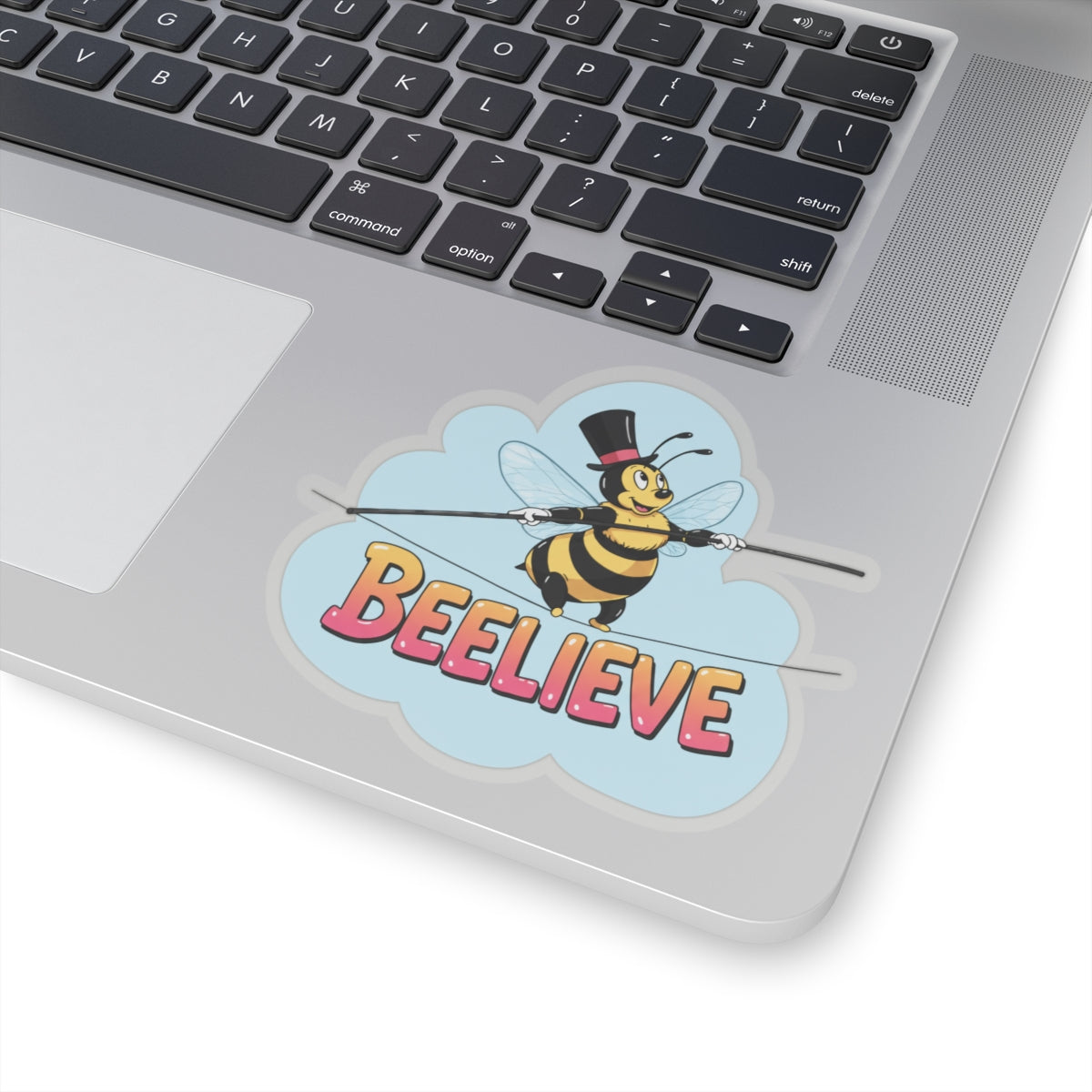 Sticker - Bee Crossing Tightrope Beelieve' Pun