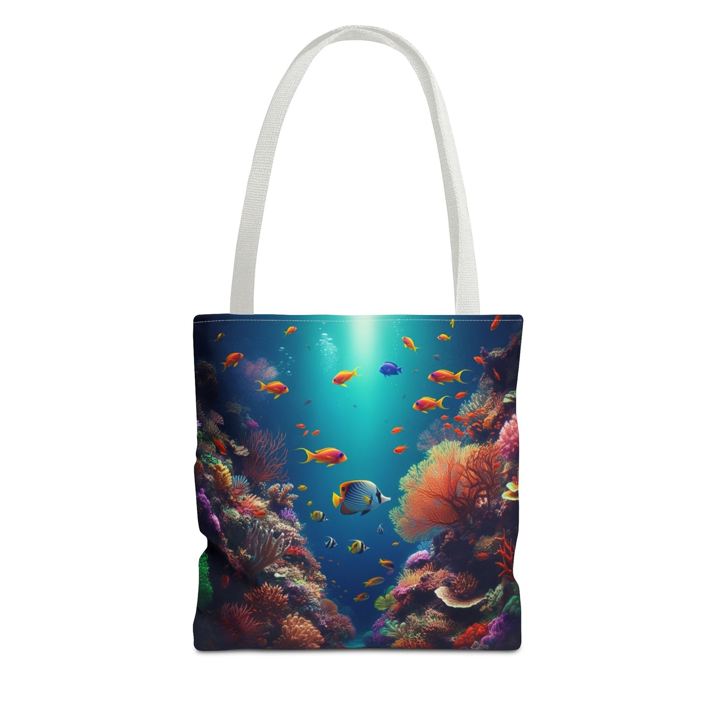 Coral Reef Illustrated Tote Bag