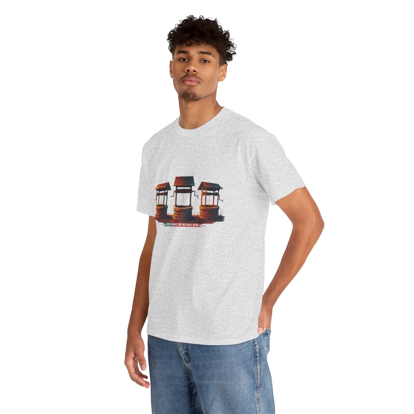 Funny “Well Well Well” T-Shirt • Pun Graphic Tee with Wishing Wells • Retro Vintage Humor Shirt • Gift for Pun Lovers & Joke Fans