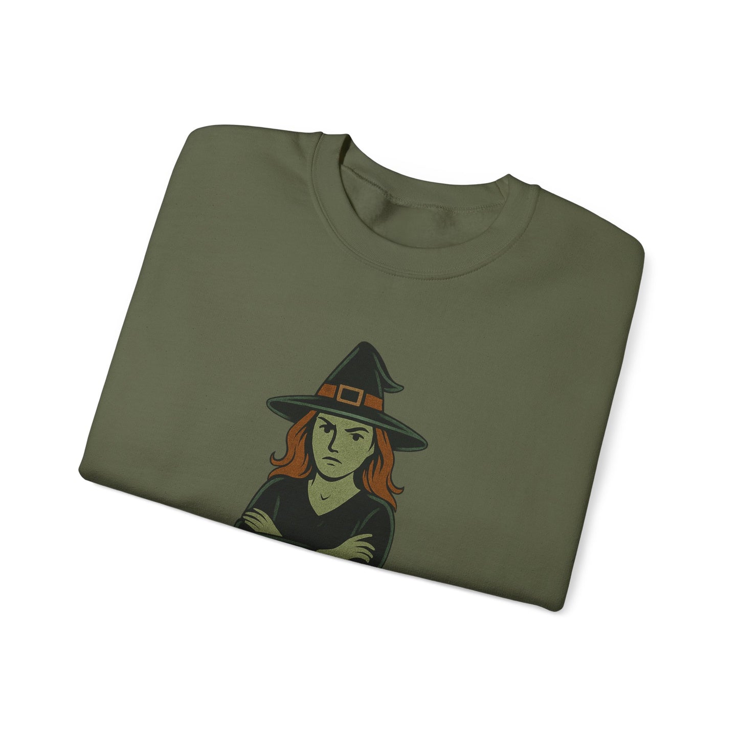 Resting Witch Face Sweatshirt, Funny Halloween Witch Crewneck, Spooky Season Sweatshirt, Fall Humor Graphic Pullover, Witchy Gift