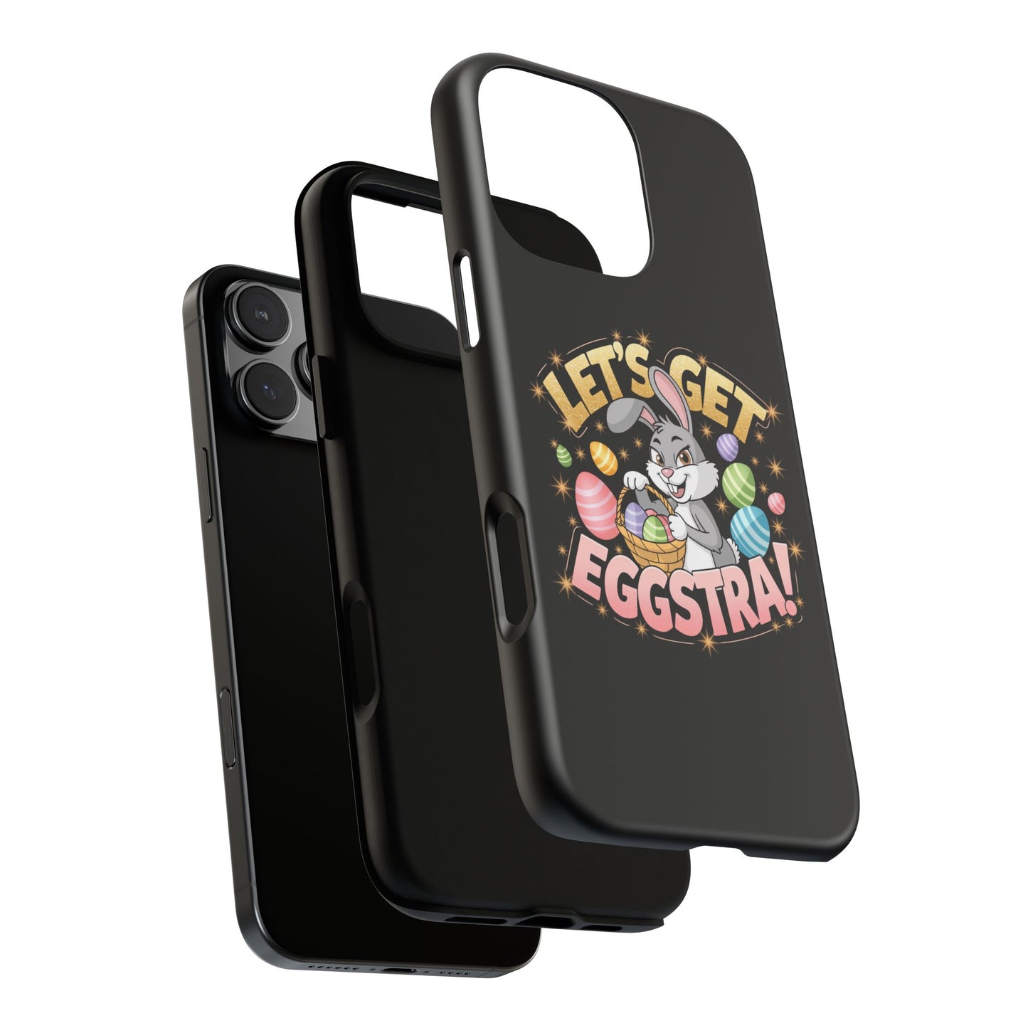 iPhone Case Easter Bunny 'Let's Get Eggstra Phone Case Easter iPhone Case