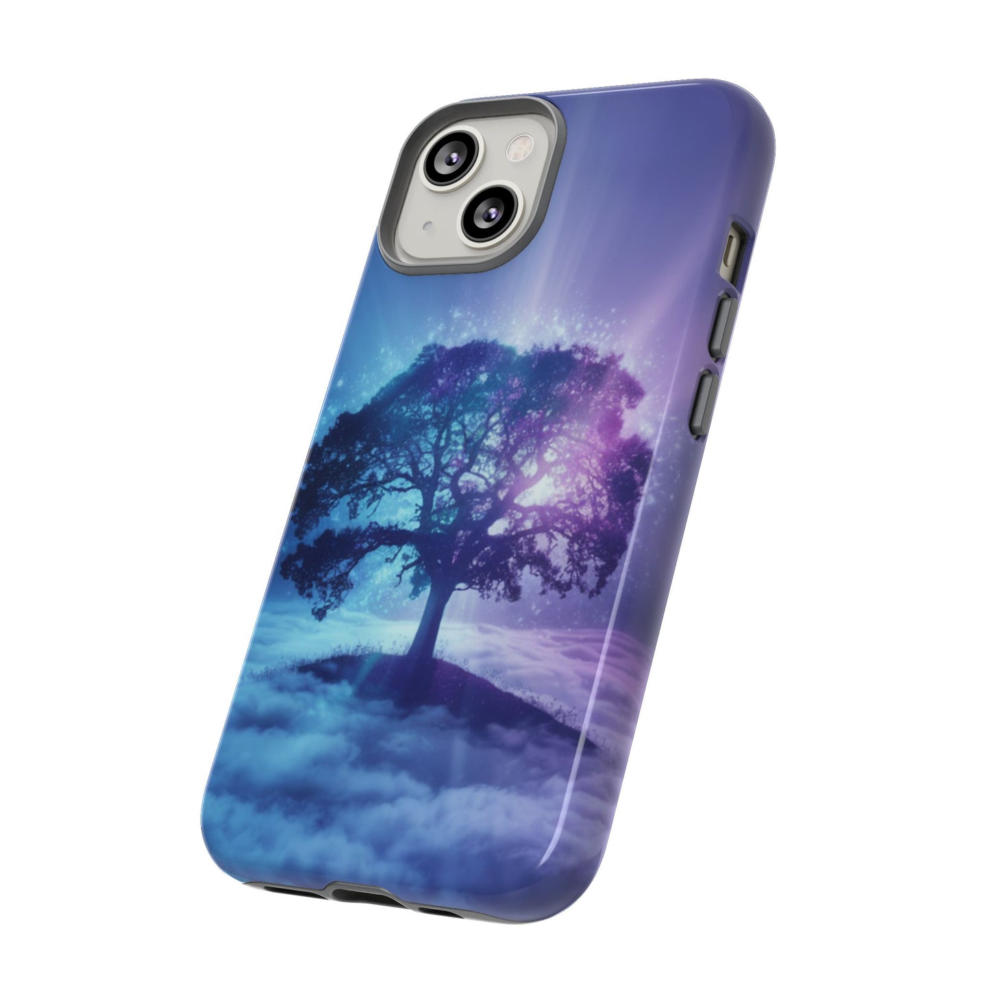 iPhone Case with Dreamy Tree Design