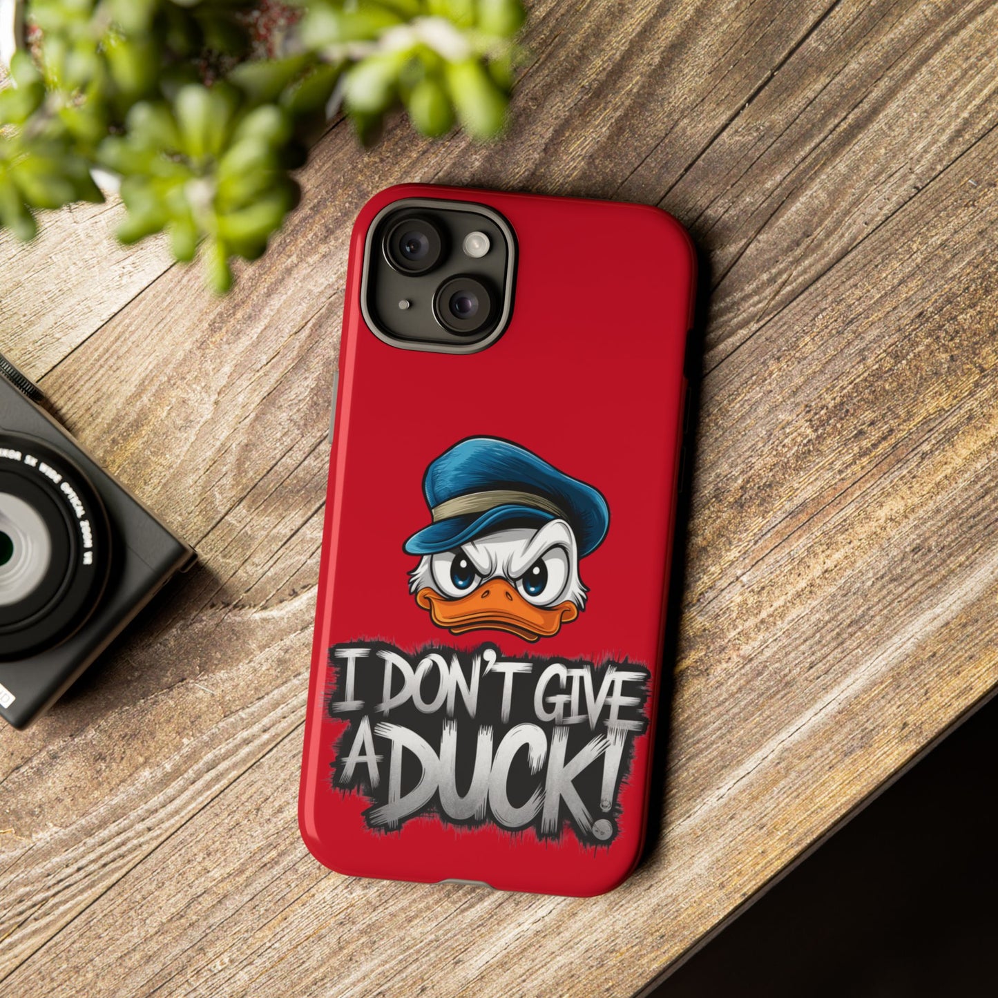 I Don't Give a Duck iPhone Case