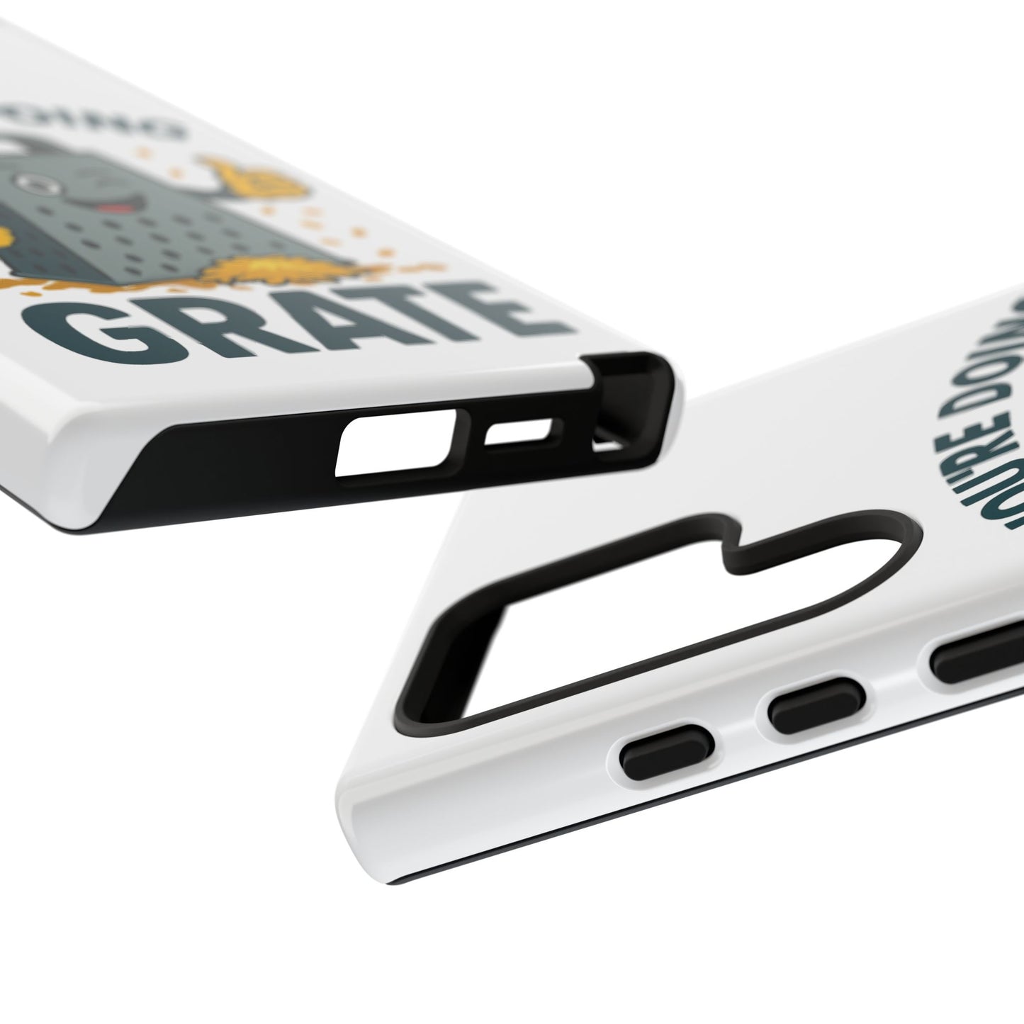 Samsung Tough Case - 'You're Doing Grate' Cheese Grater Design Phone Case for Chefs Foodie Accessory