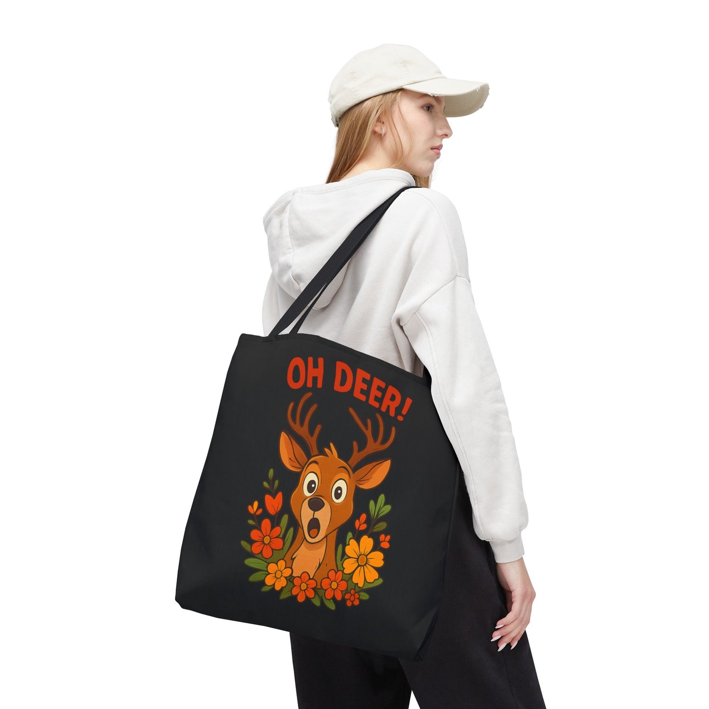 Oh Deer Tote Bag Wildlife Bag Deer Tote Nature Bag Grocery Bag Reusable Tote