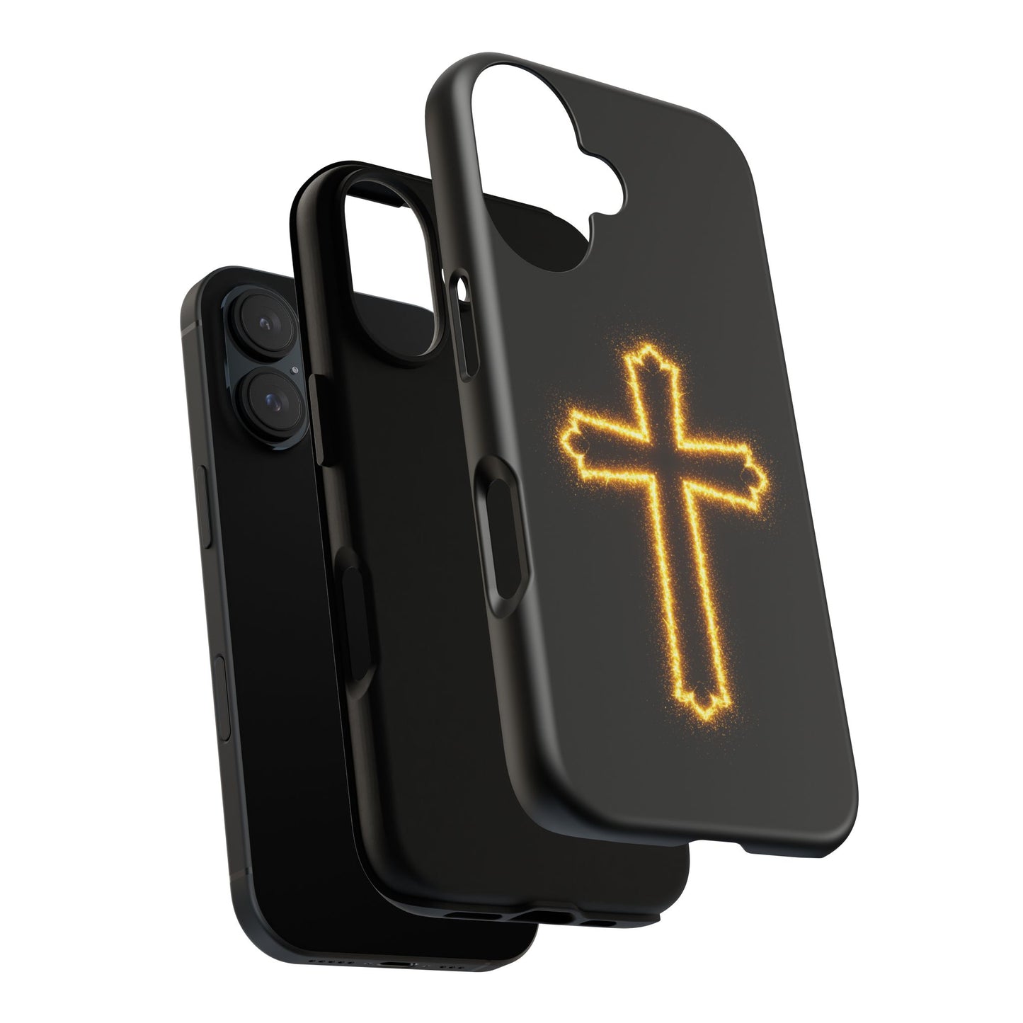 Glowing Cross Phone Case - Faith-Inspired Tough Cases